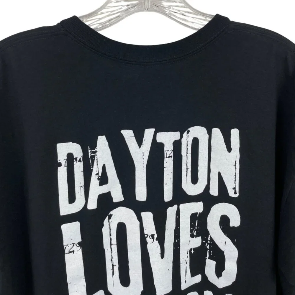 Dayton Ohio Bacon Fest Black Short Sleeve Graphic T-shirt Mens Size Large - Picture 5 of 7